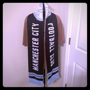 English Premiership Manchester City Silas Scarf